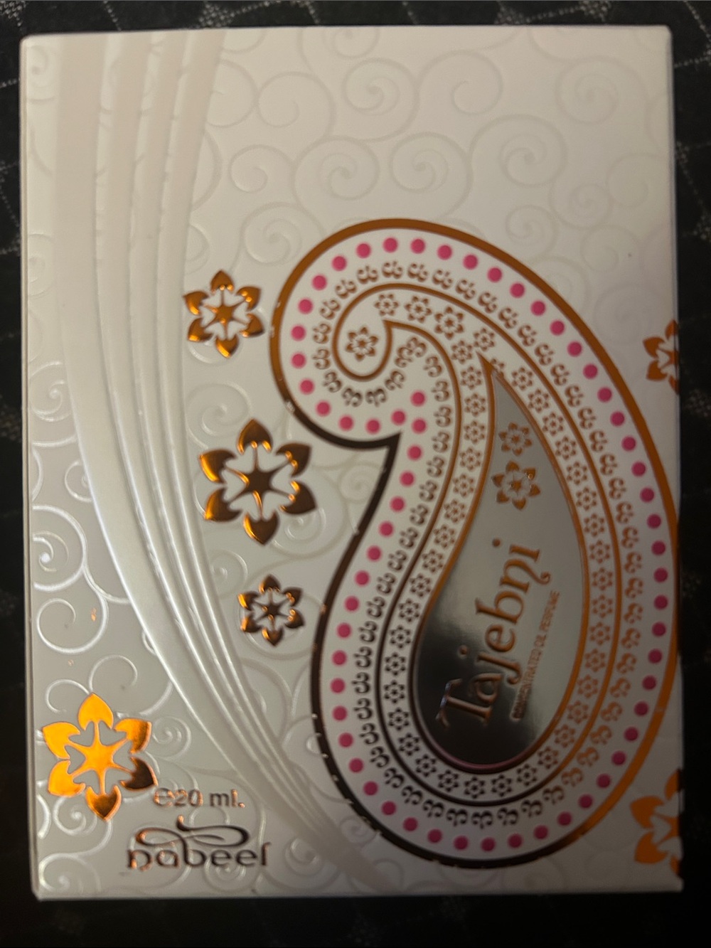 Tajebni concentrated perfume oil with box brand new